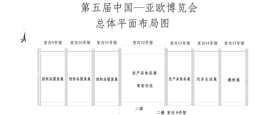 亞歐博覽會(huì )布局圖